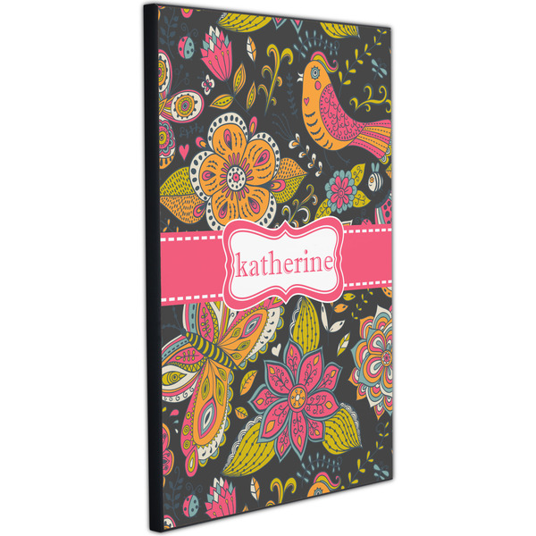 Birds & Butterflies 20x30 Wood Print - Angle View