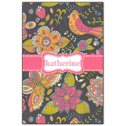 Birds & Butterflies Wood Print - 20x30 (Personalized)