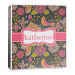 Birds & Butterflies 3-Ring Binder - 1 inch (Personalized)