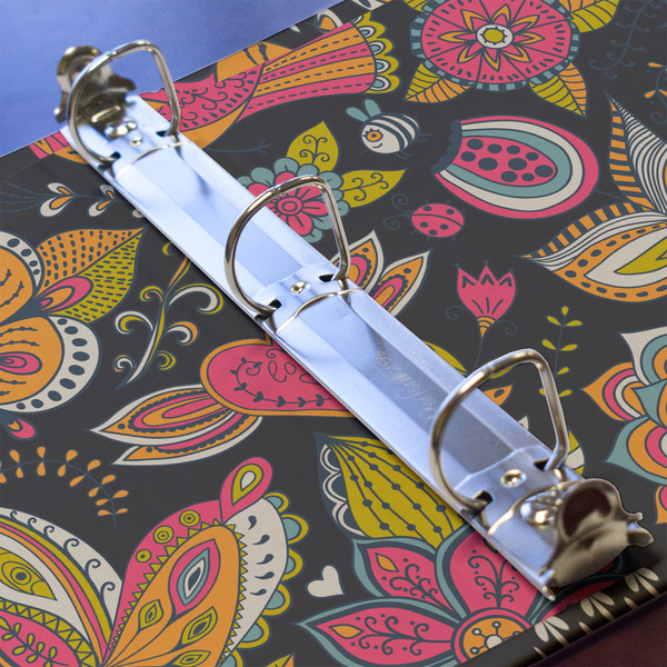 Birds & Butterflies 3 Ring Binders - Full Wrap - 1" - DETAIL