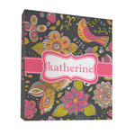 Birds & Butterflies 3 Ring Binder - Full Wrap - 1" (Personalized)