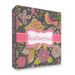 Birds & Butterflies 3 Ring Binder - Full Wrap - 2" (Personalized)