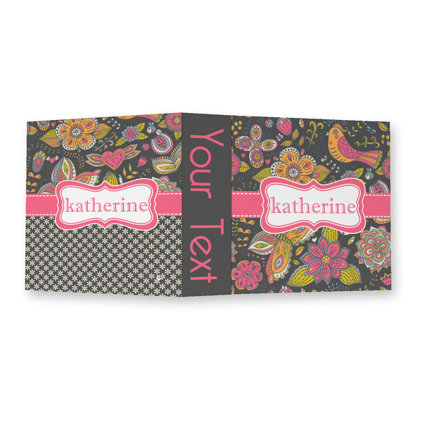 Birds & Butterflies 3 Ring Binders - Full Wrap - 2" - OPEN OUTSIDE