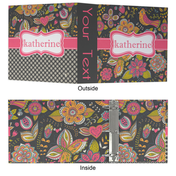 Birds & Butterflies 3 Ring Binders - Full Wrap - 3" - APPROVAL