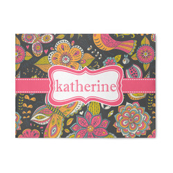 Birds & Butterflies Area Rug (Personalized)