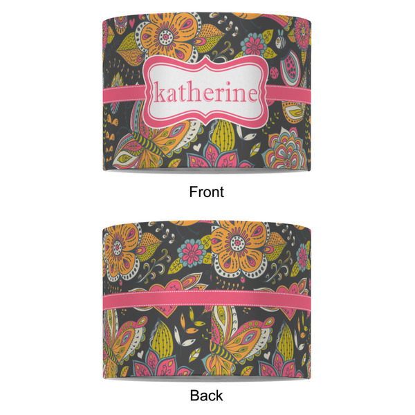 Birds & Butterflies 8" Drum Lampshade - APPROVAL (Fabric)