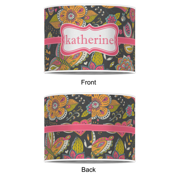 Birds & Butterflies 8" Drum Lampshade - APPROVAL (Poly Film)