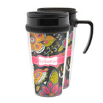 Birds & Butterflies Acrylic Travel Mug (Personalized)