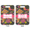 Birds & Butterflies Aluminum Luggage Tag (Front + Back)