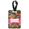 Birds & Butterflies Metal Luggage Tag w/ Name or Text