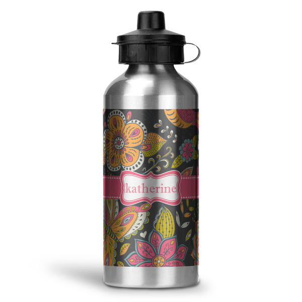 Custom Birds & Butterflies Water Bottles - 20 oz - Aluminum (Personalized)