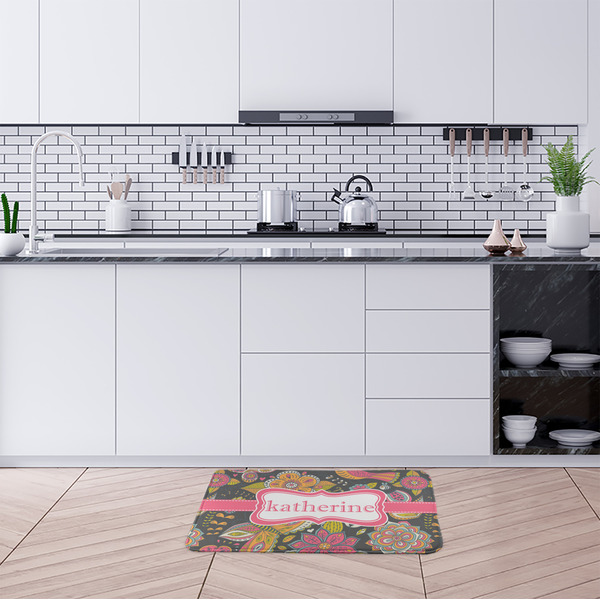 Birds & Butterflies Anti-Fatigue Kitchen Mats - LIFESTYLE