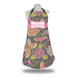 Birds & Butterflies Apron w/ Name or Text