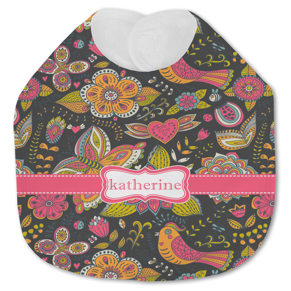 Birds & Butterflies Baby Bib - AFT closed