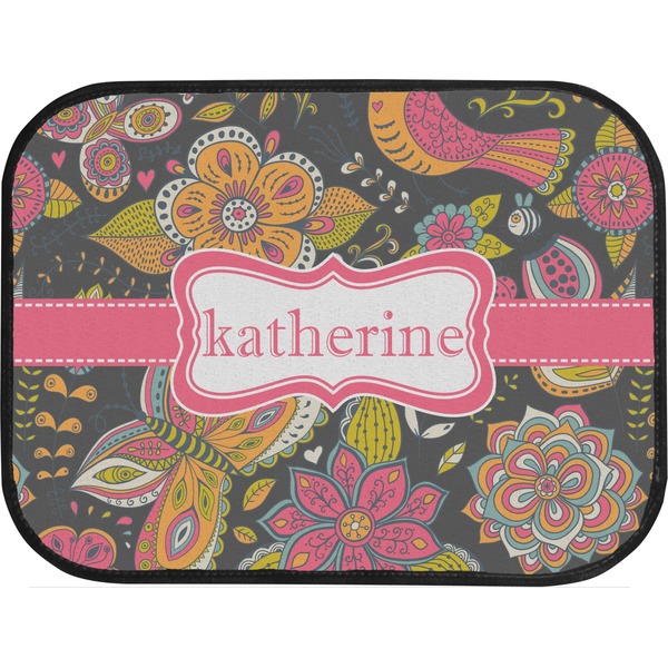 Birds & Butterflies Custom Car Floor Mats (Back Seat)