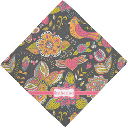 Birds & Butterflies Dog Bandana Scarf w/ Name or Text