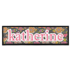Birds & Butterflies Bar Mat - Large (Personalized)