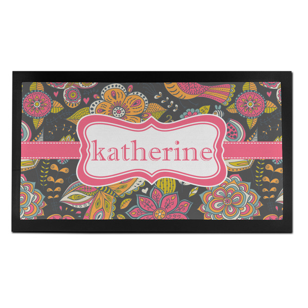 Custom Birds & Butterflies Bar Mat - Small (Personalized)