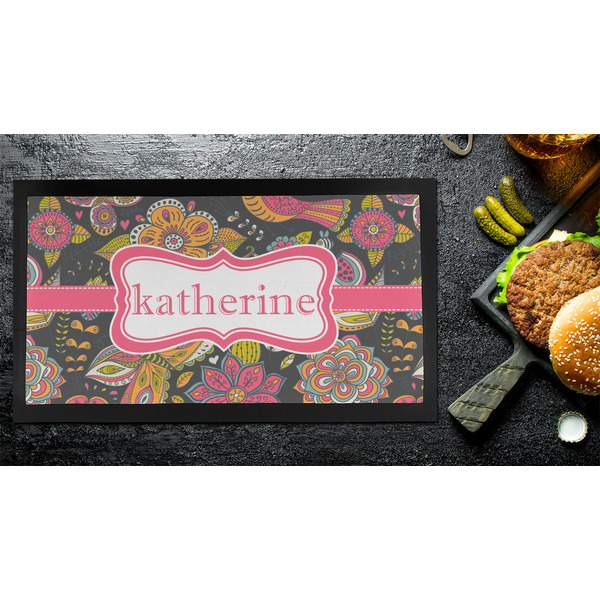 Birds & Butterflies Bar Mat - Small - LIFESTYLE