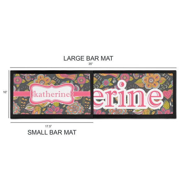 Birds & Butterflies Bar Mats - Sizing Chart