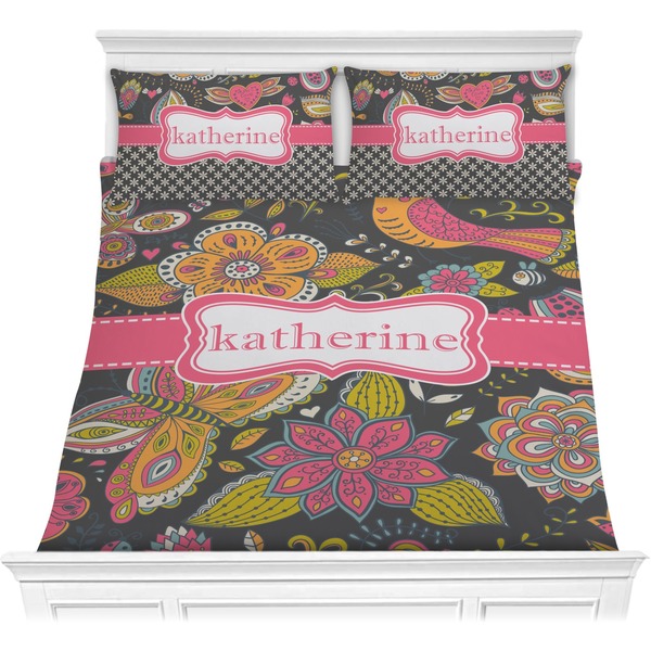 Custom Birds & Butterflies Comforters (Personalized)