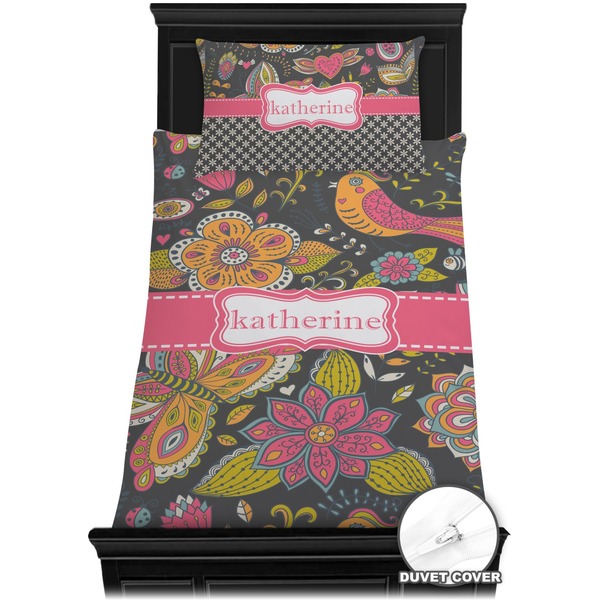 Birds & Butterflies Bedding Set (Twin) - Duvet