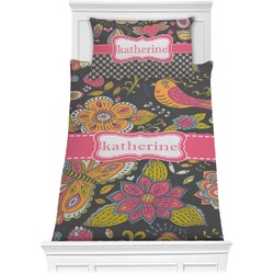 Birds & Butterflies Comforter Set - Twin XL (Personalized)