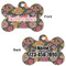 Birds & Butterflies Bone Shaped Dog ID Tag - Large - Approval