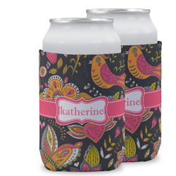 Birds & Butterflies Can Cooler (12 oz) w/ Name or Text