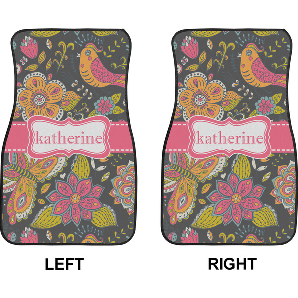 Birds & Butterflies Car Mat Front - Approval