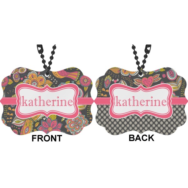 Birds & Butterflies Car Ornament (Approval)