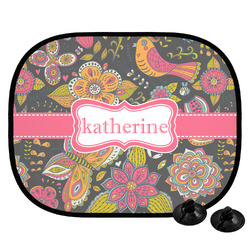 Birds & Butterflies Car Side Window Sun Shade (Personalized)