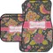 Birds & Butterflies Car Floor Mats Set - 2 Front & 2 Back (Personalized)