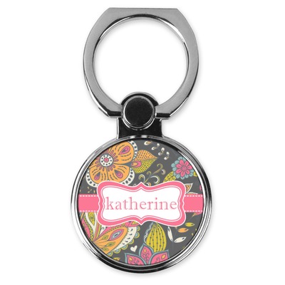 Birds & Butterflies Cell Phone Ring Stand & Holder (Personalized)