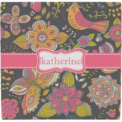 Birds & Butterflies Ceramic Tile Hot Pad (Personalized)