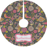 Birds & Butterflies Tree Skirt (Personalized)