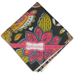 Birds & Butterflies Cloth Dinner Napkin - Single w/ Name or Text
