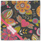Birds & Butterflies Cloth Napkins - Personalized Lunch (Single Full Open)