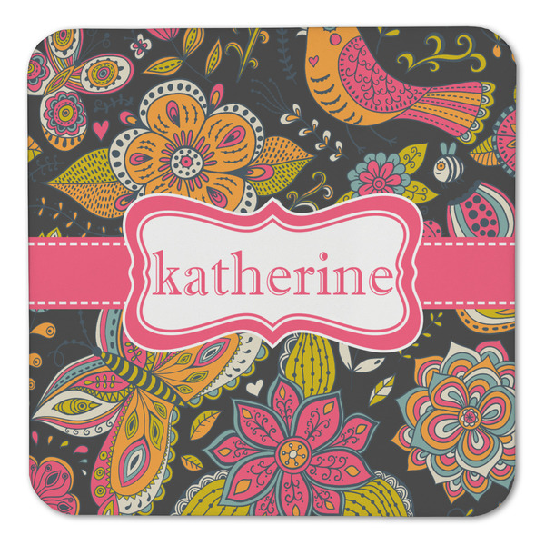 Birds & Butterflies Coaster Set - FRONT (one)