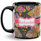 Birds & Butterflies Coffee Mug - 11 oz - Full- Black