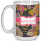 Birds & Butterflies Coffee Mug - 15 oz - White Full