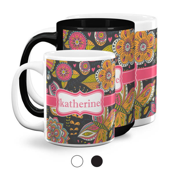 Birds & Butterflies Coffee Mugs Main