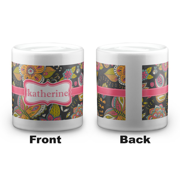 Birds & Butterflies Coin Bank - Apvl