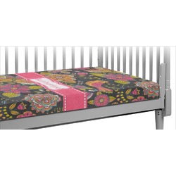 Birds & Butterflies Crib Fitted Sheet (Personalized)