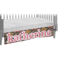 Birds & Butterflies Crib Skirt (Personalized)