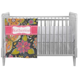 Birds & Butterflies Crib Comforter / Quilt (Personalized)