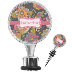 Birds & Butterflies Wine Bottle Stopper (Personalized)
