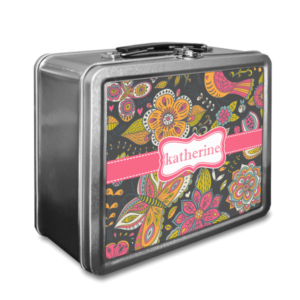 Custom Birds & Butterflies Lunch Box (Personalized)