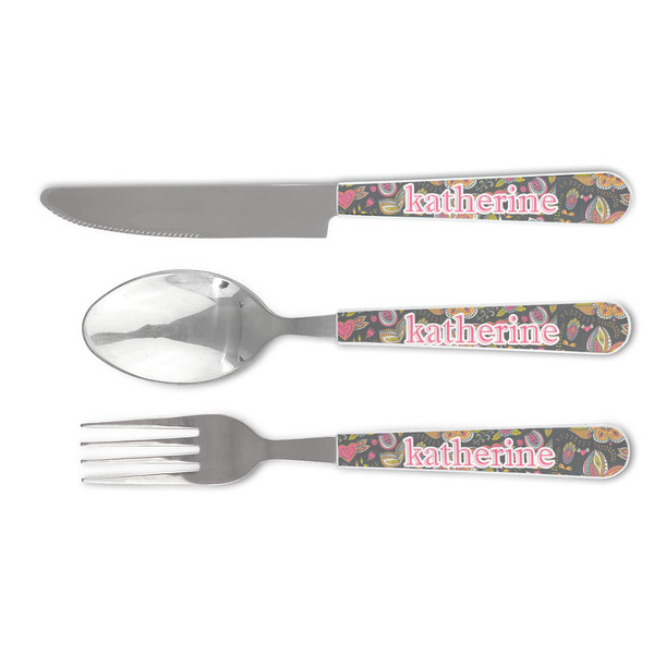 Custom Birds & Butterflies Cutlery Set (Personalized)