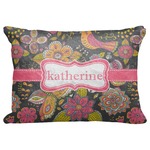 Birds & Butterflies Decorative Baby Pillowcase - 16"x12" (Personalized)